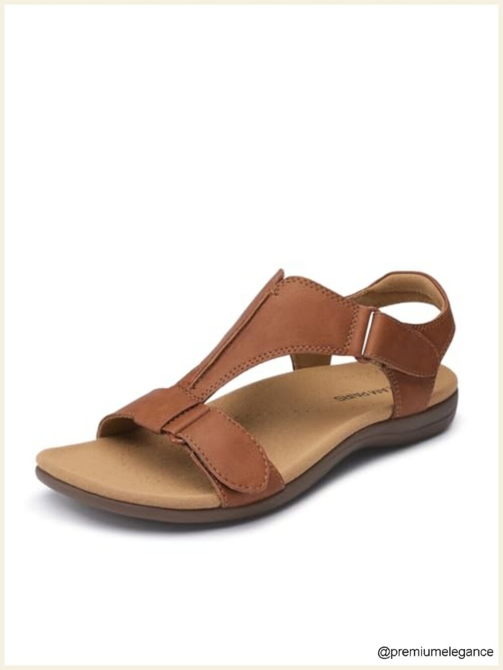 T-Strap Orthopedic Flat Sandals with Arch Support for Women